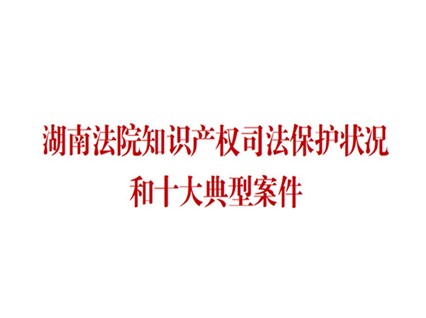 朱、李侵犯湘潭恒欣商業秘密案列入湖南十大知識產權典型案例